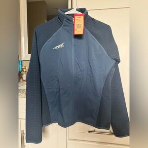 Altra Navy Women's Hybrid Wind Jacket